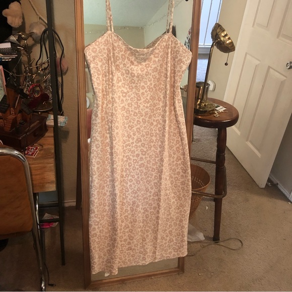 XL Target Slip Dress Floral Beige NWT - Picture 3 of 8